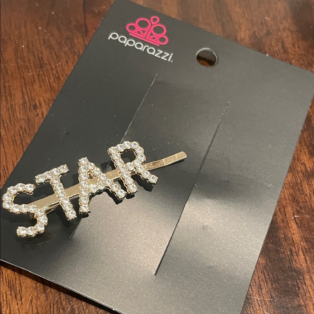 Paparazzi Gold STAR Hair Accessory